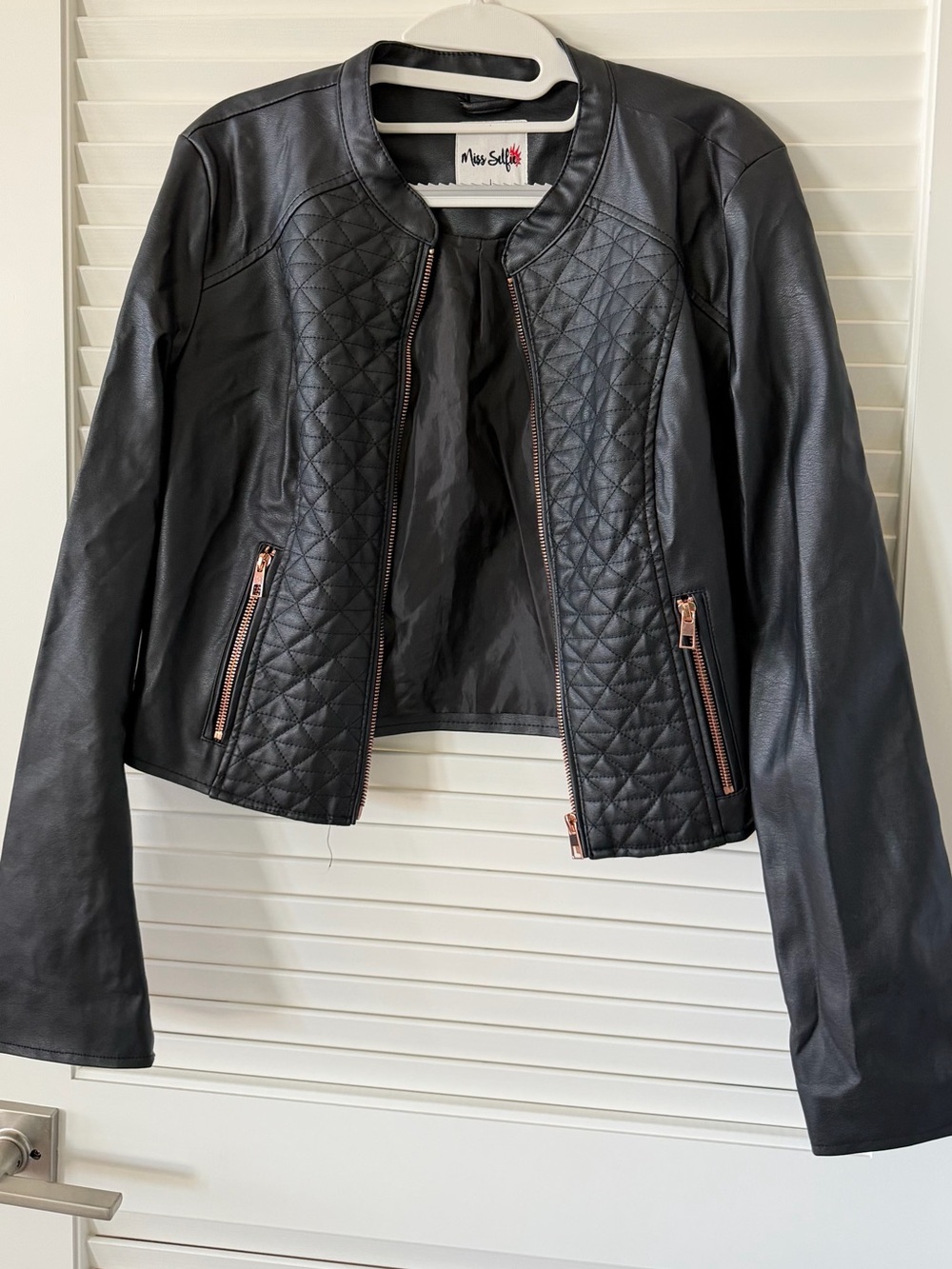 Faux Leather Jacket